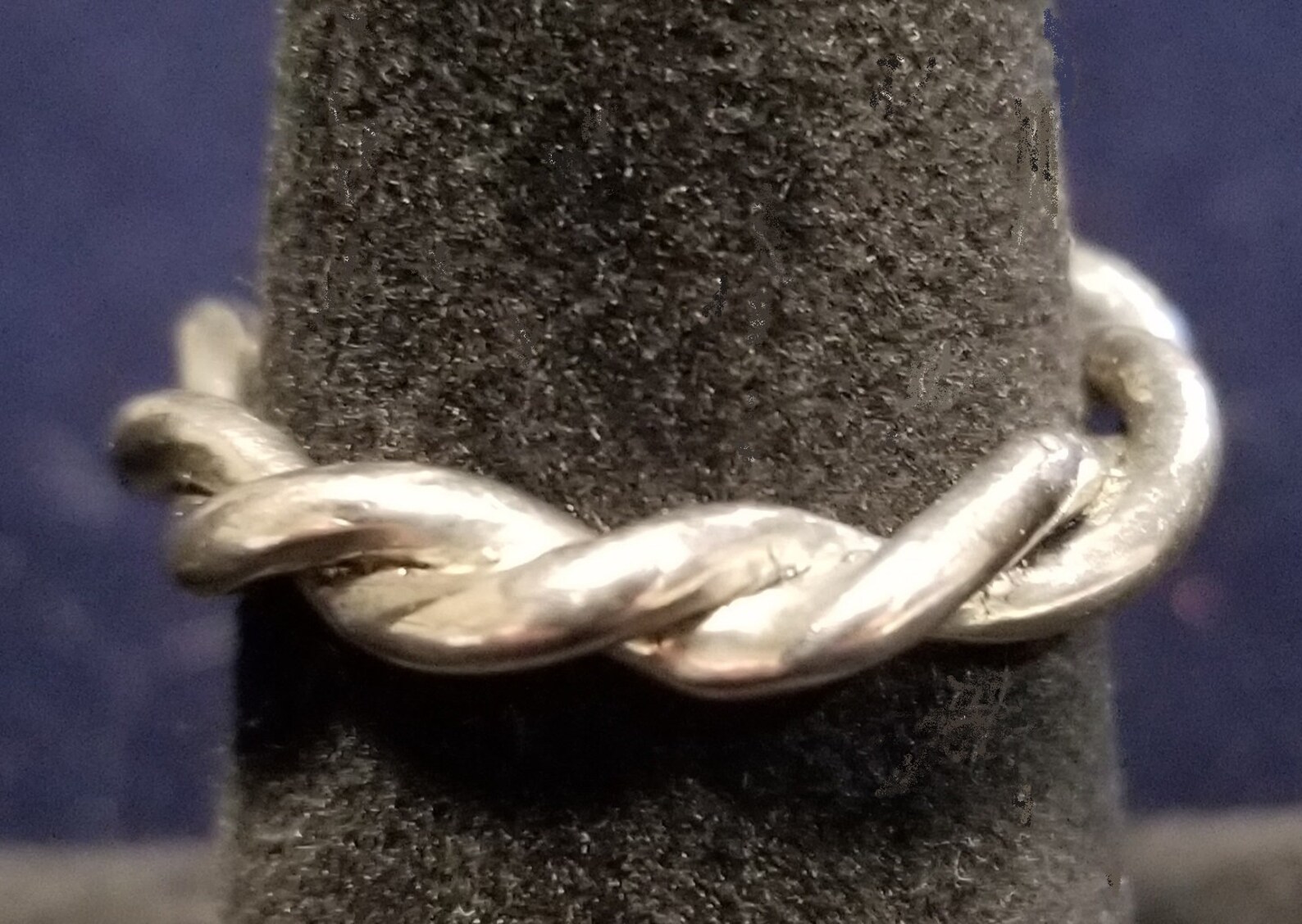 Thin Sterling Silver Barbed Wire Ring Etsy