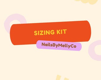 Press On Nail Sizing Kit | Custom Fit Guide for Nails by Melly