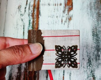 Tiny Journal~Tiny Notebook~Tiny Book~Blank Mini Journal~Mini Journal~Gift for Her~Bound Book~Little Book~Daily Aspirations Booklet