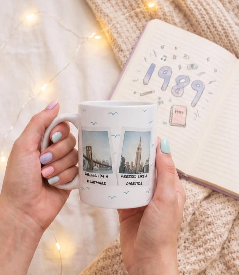 1989 Era Mug, Corporate Girl Funny Mug, Swiftie Gift bild 4
