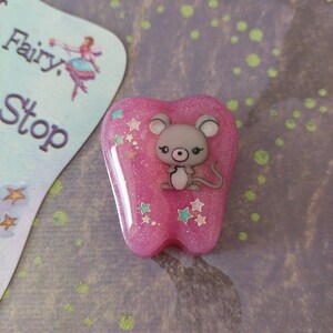 Mouse  tooth fairy box, Tooth Fairy Holder, Kid's Tooth Fairy Box,  Personalized Tooth Fairy Box with Lid, Tooth Fairy Pillow