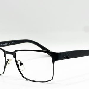 Gafas auténticas Armani Exchange Ax 1019 6063 negro brillante 54-17-140