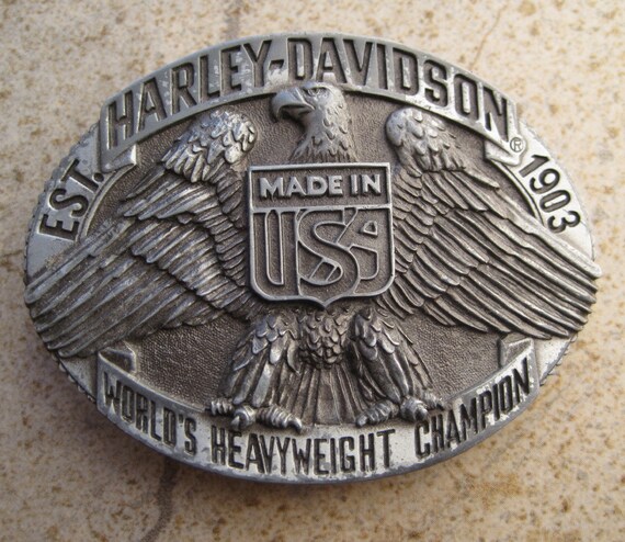 Harley Davidson 1970s Worlds Heavyweight Champion