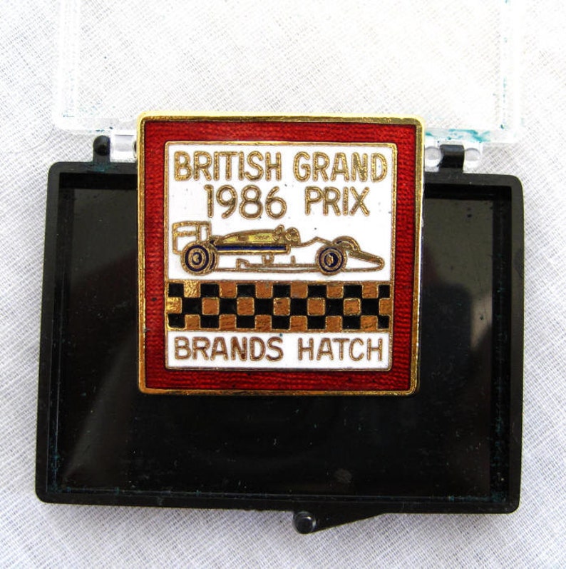 British Grand Prix 1986 Pin - Etsy