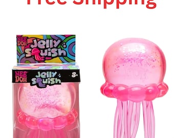 NeeDoh Jellyfish Squish Toy | Soft Sensory Stress Relief Fidget for Kids & Adults