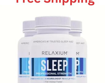 Relaxium Sleep Dietary Supplement 3 Pack | 60 Capsules Each | 180 Capsules Total