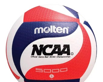 Molten V5M5000-3N FLISTATEC NCAA Official Volleyball – Red White Blue Premium Microfiber Indoor Match Ball