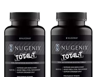 Nugenix Total-T Men's Supplement 2 Pack | 90 Capsules Each | 180 Capsules Total