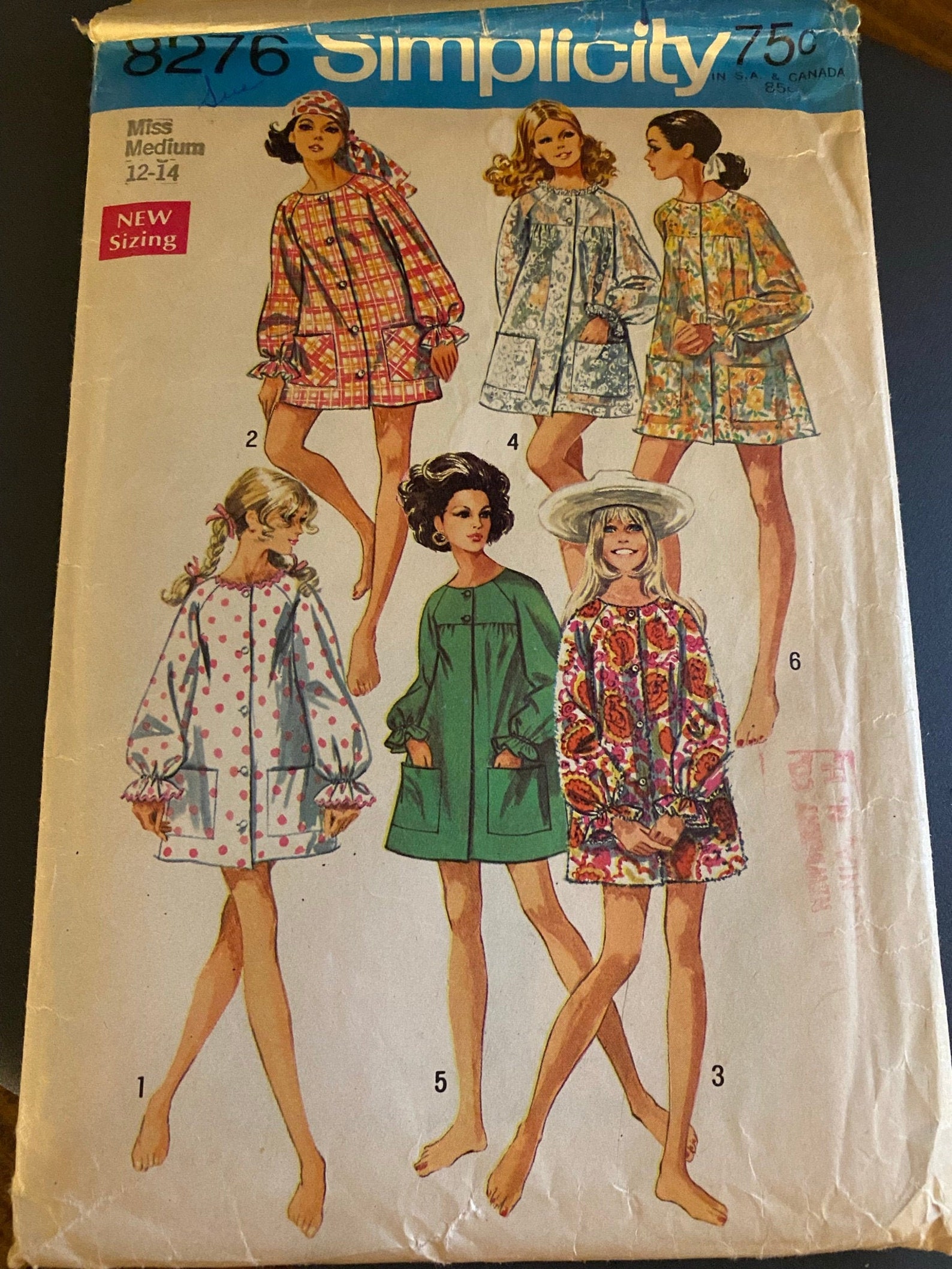 Simplicity 8276 pattern Misses' Beach CoverUp or Robe Etsy