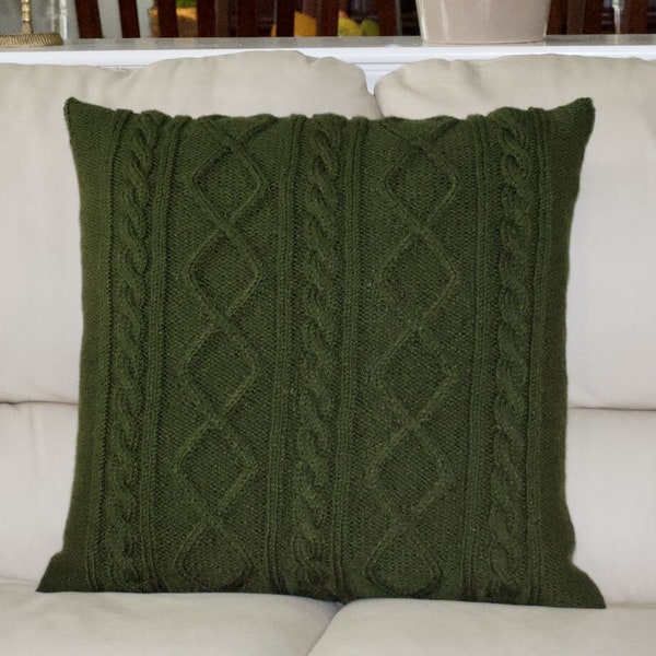 Cable Knit Pillows Etsy