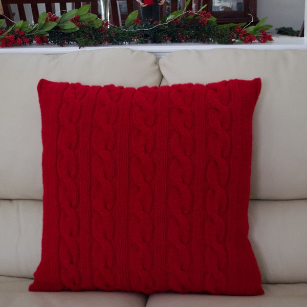 Cable Knit Pillows Etsy