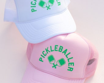 Pickleball Pickerballer Trucker Hat