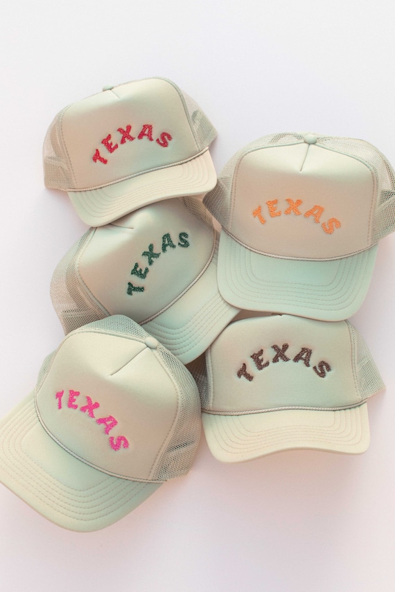 Embroidery Texas Western Cowboy Trucker Hat