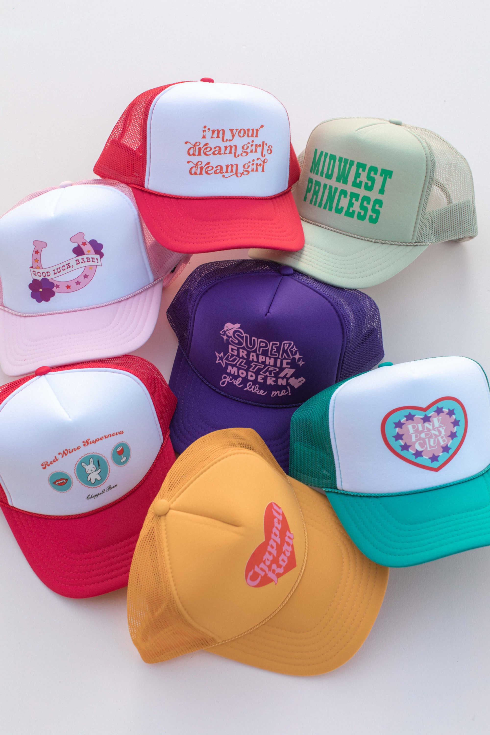 帽子 Beautiful Cap Chappell Roan Hot to Go Midwest Princess Trucker Hat Cap - Etsy