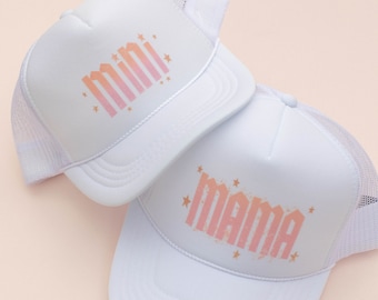 Mama Mini Matching Mommy and Me Trucker Hat Mother's Day