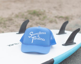 Summer Shoreline Tan Line Trucker Hat