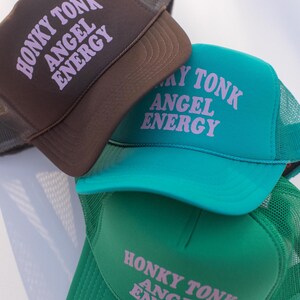 Western Honky Tonk Angel Energy Trucker Hat Cap