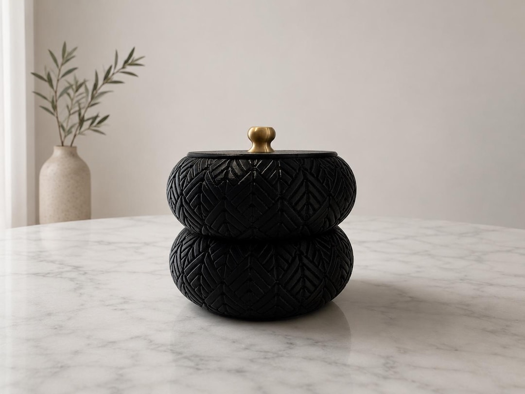 Elegant Boho Stackable Storage Containers - Etsy