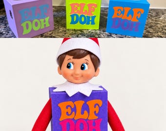 Elf on the Shelf Elf Doh Outfit, Elf Costume, Christmas Elf Accessory, Elf Doll Clothes, Holiday Elf Prop, Christmas Gift