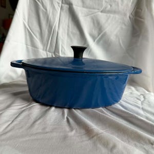 Vintage Le Creuset Oval Dutch Oven - Etsy