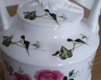 Vintage Arthur Wood teapot with rose design.
