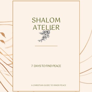 7 Day Christian Anxiety Journal | Printable Prayer Guide | Faith Based Self Care Journal PDF