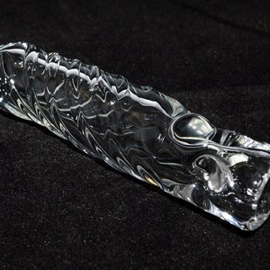 Heady Twisted Ice Pinch Chillum Handblown Glass Made to Order image 3