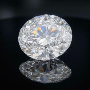 3 Karat ovaler Diamant, VVS1, D-Qualität, natürlich (Zertifikat verfügbar)