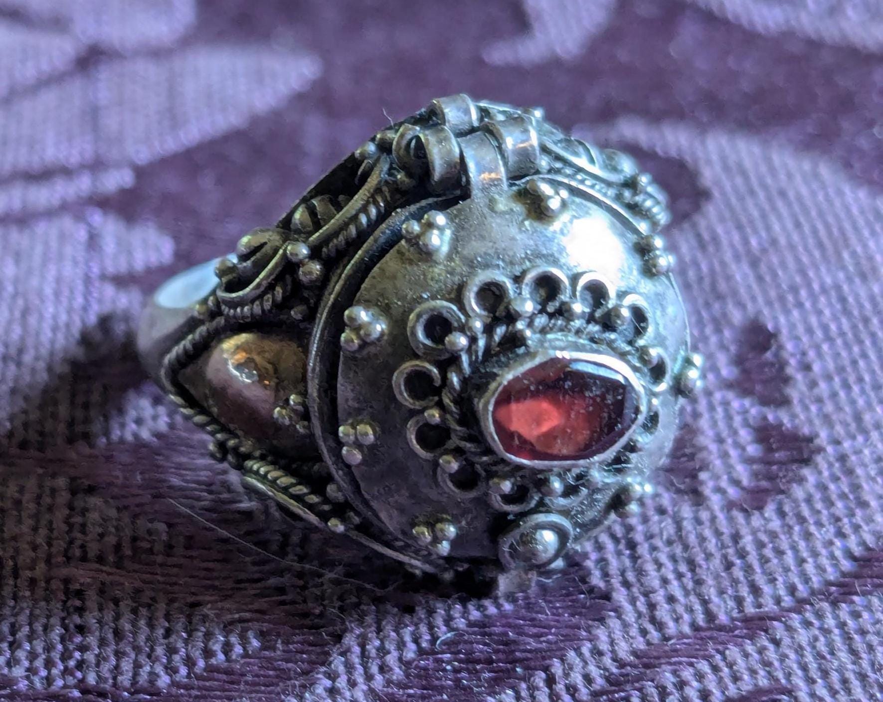 Antique Victorian Poison Ring - Etsy