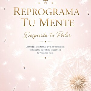 Guía Digital PDF de Trabajo Personal/ Conexión /Reprograma Tu Mente | Creencias Limitantes/Emoción Pensamiento y Transformación Interior