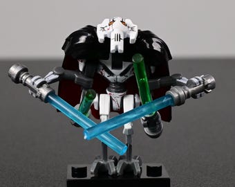 General Grievous Minifigure, Separatist Leader, Lego-Compatible Cyborg Commander