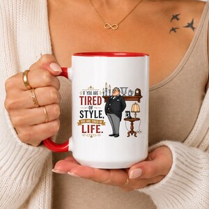 Tazza con citazione in stile vintage, elegante tazza da caffè da gentiluomo, regalo sofisticato