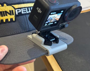 GoPro Action camera cap(clip) mount portable (grey part in photo)