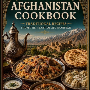 Saveurs d'Afghanistan : 35 recettes traditionnelles afghanes | Livre de cuisine numérique PDF | Cuisine afghane authentique et faite maison