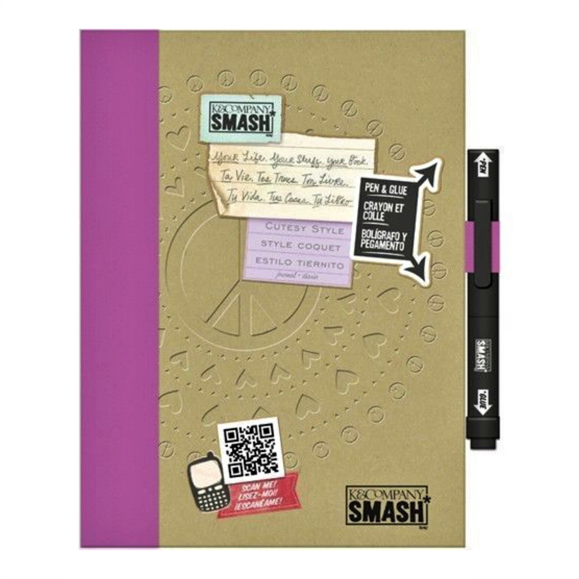 K & Company Smash Book Journal Scrapbook Notebook