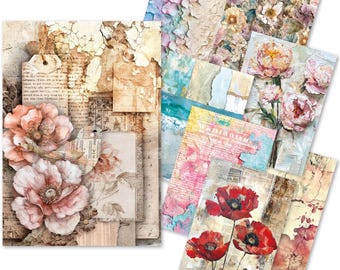 Ciao Bella Paper A5 Tissue Paper Set 24pc Wild Blossom Craft Supplies, LuMania