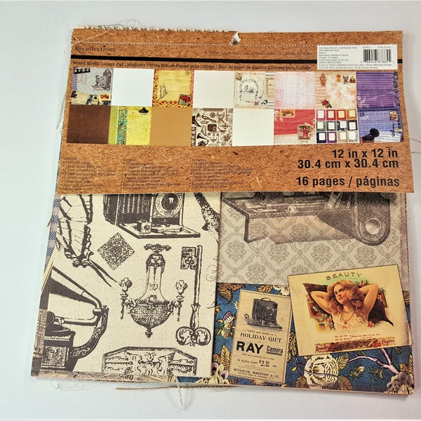 Mixed Media Collage Pad 12x12 by Recollections