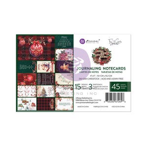 Prima Marketing From The North Pole 4 x 6 po. Cartes de journalisation Noël, Fournitures créatives, Scrapbooking, Collage, Médailles Noel