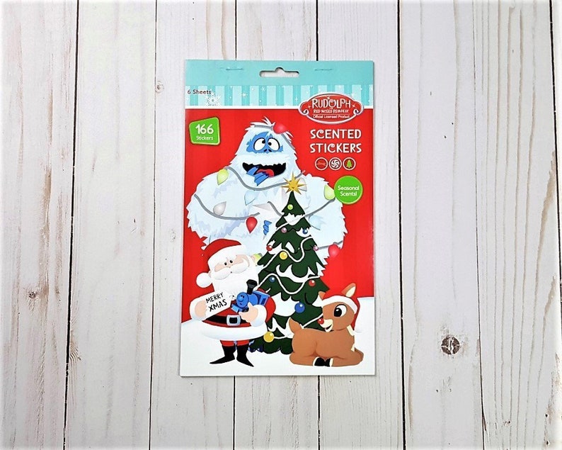 Rudolph Red Nosed Reindeer 166 Stickers Christmas Etsy