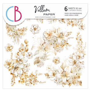 Jour de bénédiction Ciao Bella 6 x 6 po. Découpe vélin, Fournitures créatives, Fabrication de cartes, Fleurs, lacets anges pour enfants, étiquettes en papier de scrapbooking, cartes