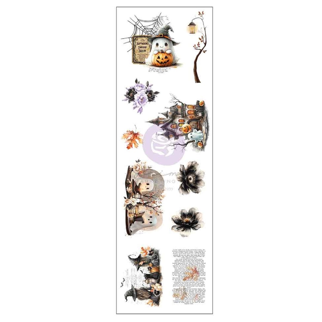 Prima Sticker Prima Marketing Bewitched Sticker Roll, Craft Supplies,card Making ...