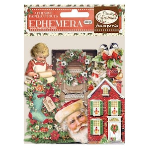 Stamperia klassieke kerstversieringen, knutselspullen, kaarten maken, scrapbooking, gestanst, klassieke kerst vintage noël ephemera