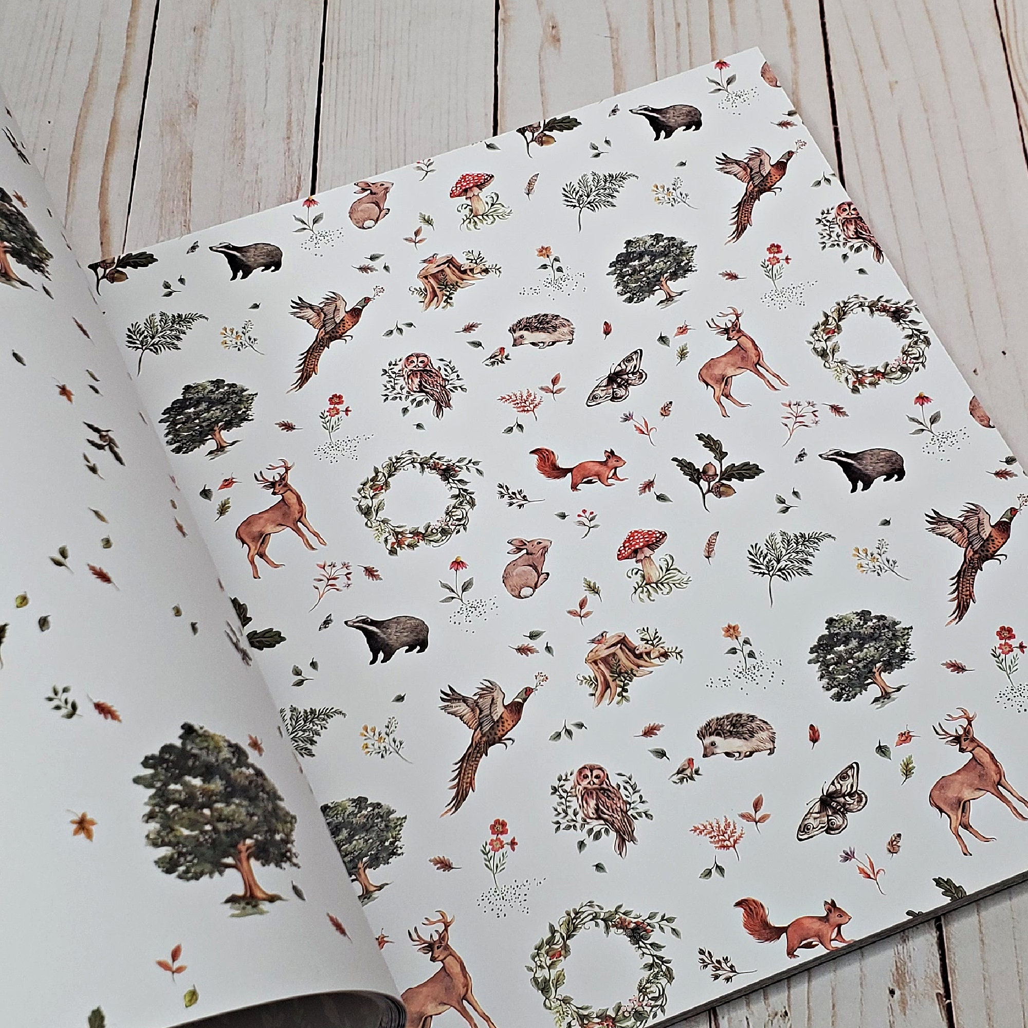 Craft Consortium Woodland 6 x 6 Paper PadForest Etsy