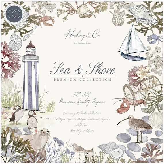 Craft Consortium Sea & Shore 12 X 12 Premium Paper Pad