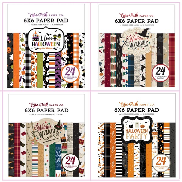 Halloween Scrapbook Double Sided Paper Etsy