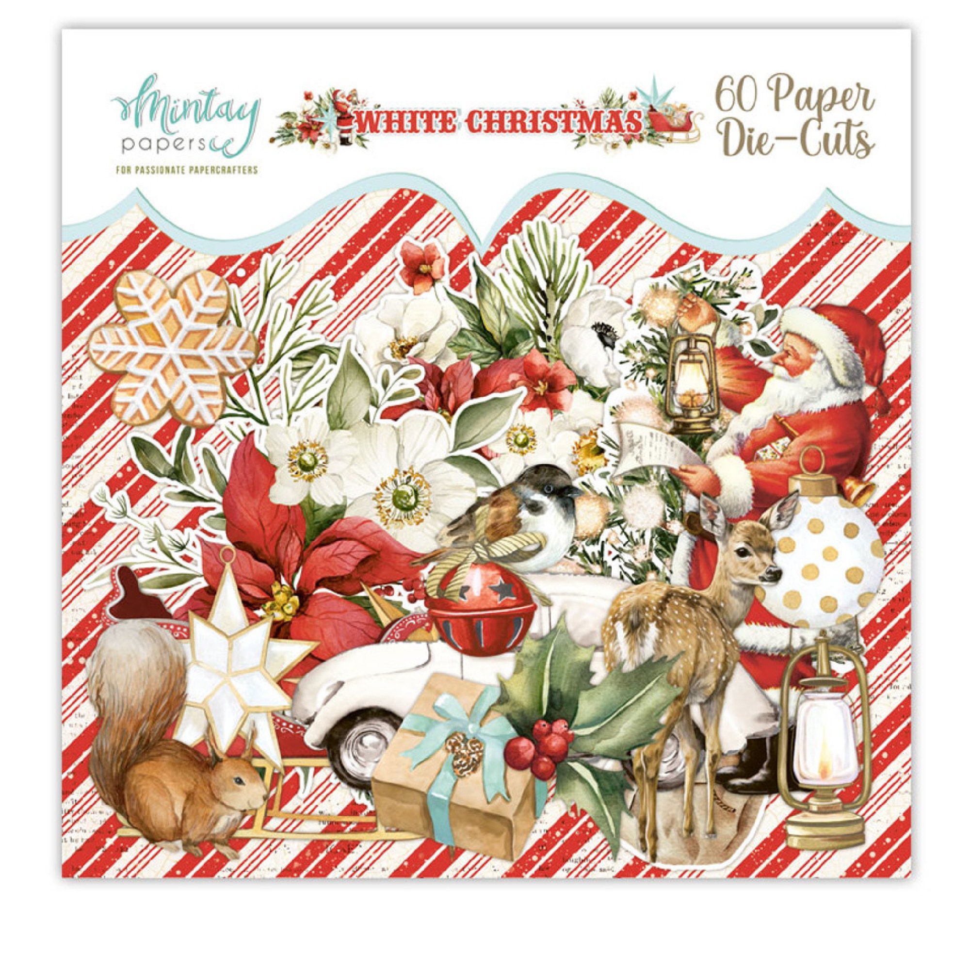 Mintay White Christmas 12 x12 Scrapbooking Paper Set — Lena