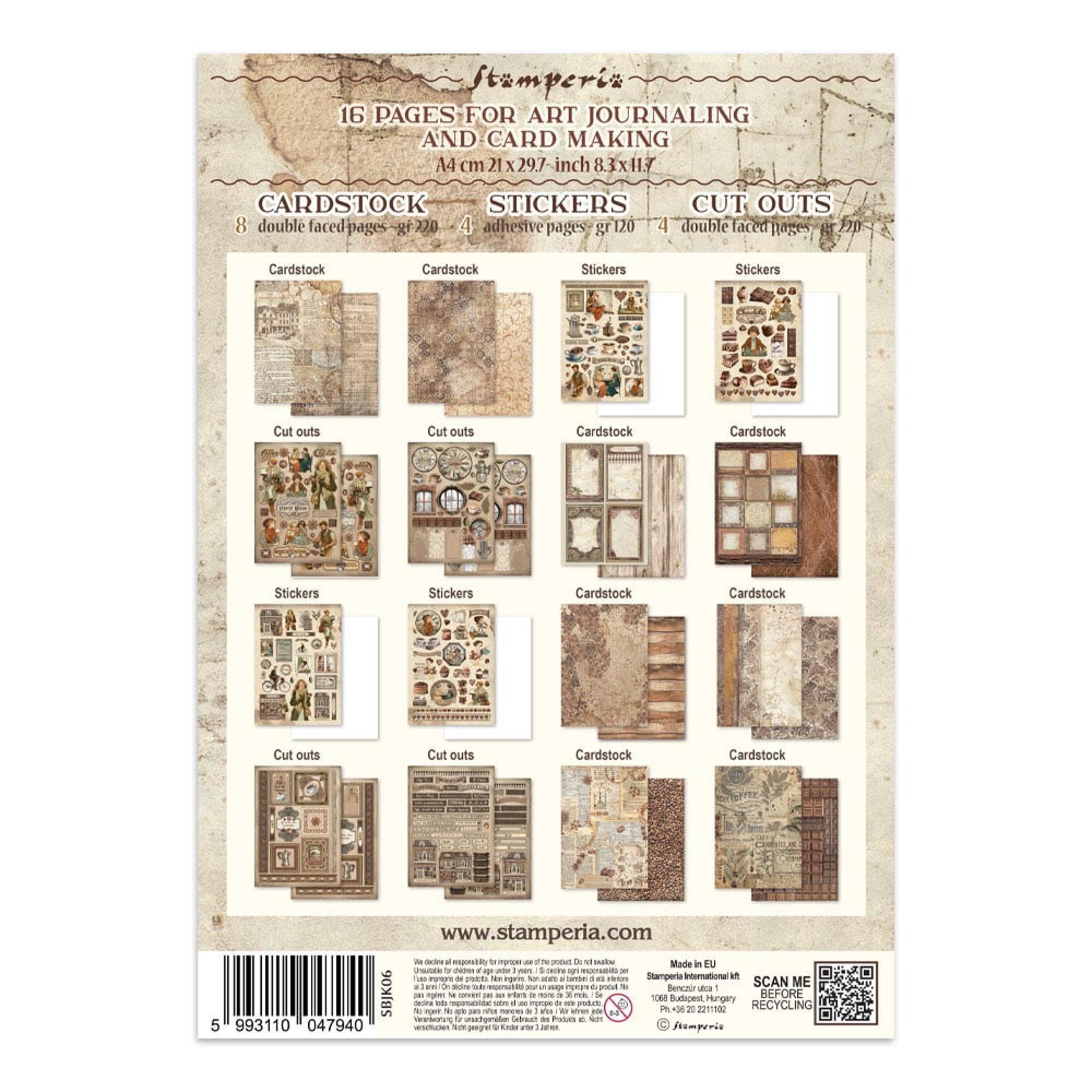 Stamperia - Thick Stencils for Scrapbooks, Albums, Cards, Bullet Journalling, and More, Flexible Material, Easy to Clean, Perfect for Crafts and Gifting (Favourites Refresh, Writings Pattern