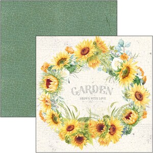Ciao Bella Farmhouse Garden Patterns 12" X 12" Scrapbooking Paper Set