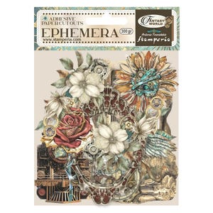 Stamperia Sir Vagabond In Fantasy World Ephemera,Embellishments ,Craft Supplies,Card Making,Steampunk Paper Die Cuts Adhesive Ephemera