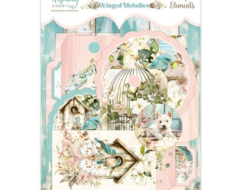 12 x 12、12 枚、コレクション Winged Melodies、Mintay 紙